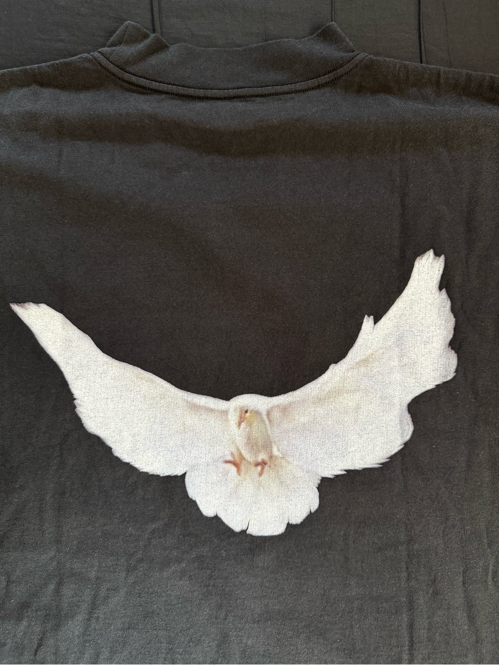 NWOT Yeezy Gap Engineered by Balenciaga Dove 3/4 Sleeve Tee Washed Black Size M - Picture 6 of 12